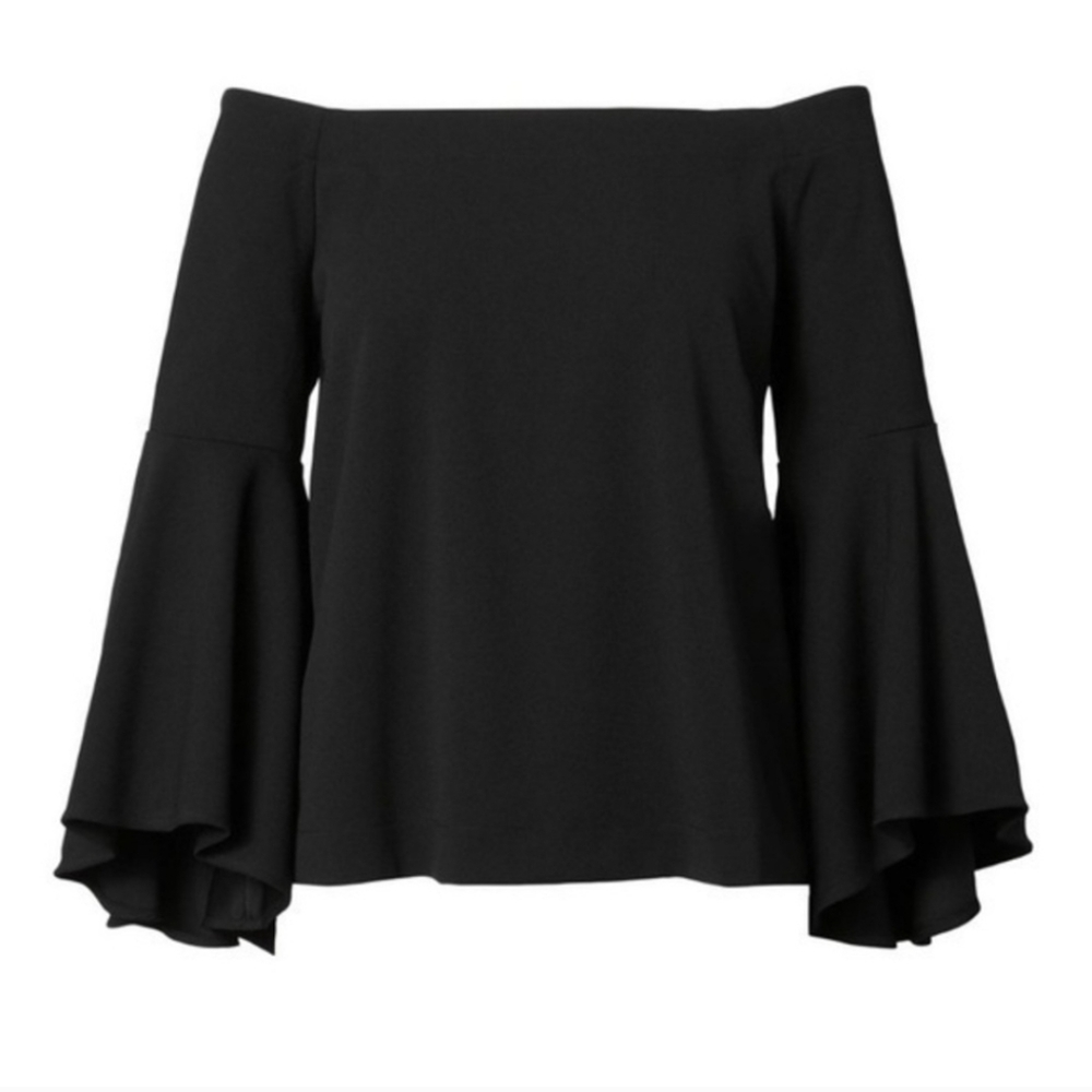 Banana Republic Black Off-Shoulder Blouse